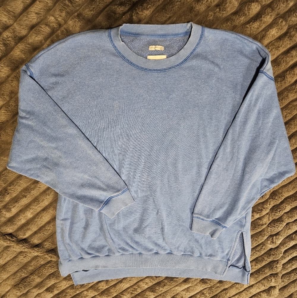 American Eagle Outfitters Soft Blue Crewneck